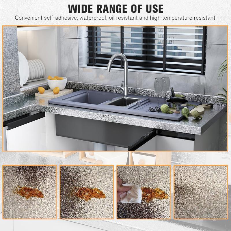 📢📢49% OFF !! ⏰Kitchen Peel and Stick Wallpaper Backsplash Waterproof Kitchen Stickers