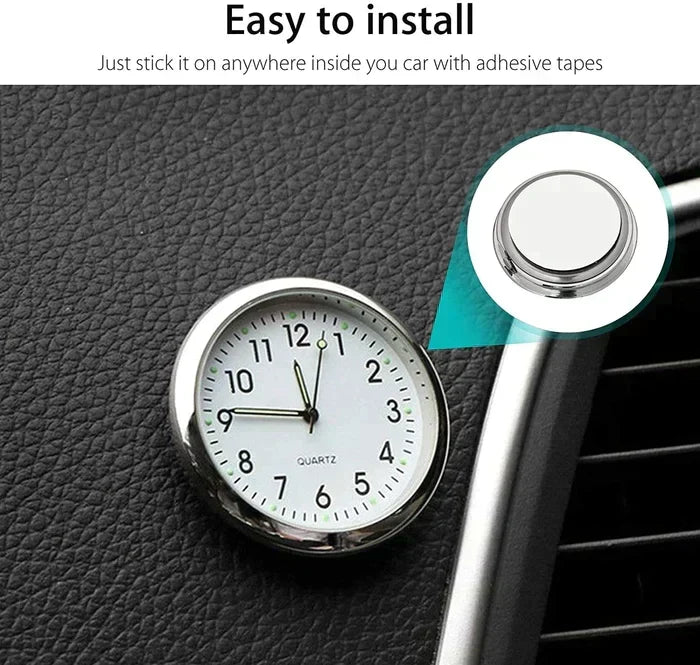 Luminous Mechanical Car Clock