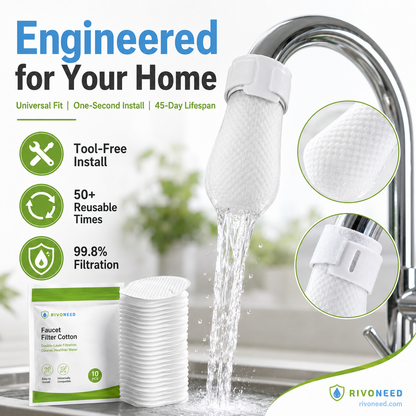 📢📢50% OFF !! ⏰Anti-Splash Kitchen Faucet Filter for Sediment & Rust Removal