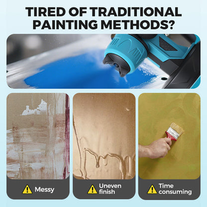 🔥🔥 50% OFF + Free Shipping! 💥 Cordless Electric Paint Sprayer – Fast, Clean & Ultra-Efficient for Perfect DIY 🎨⚡