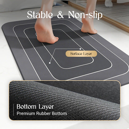 💗LAST DAY SALE 50% OFF⚡50K+ SOLD💕Non-Slip & Super Absorbent Floor Rugs🦶
