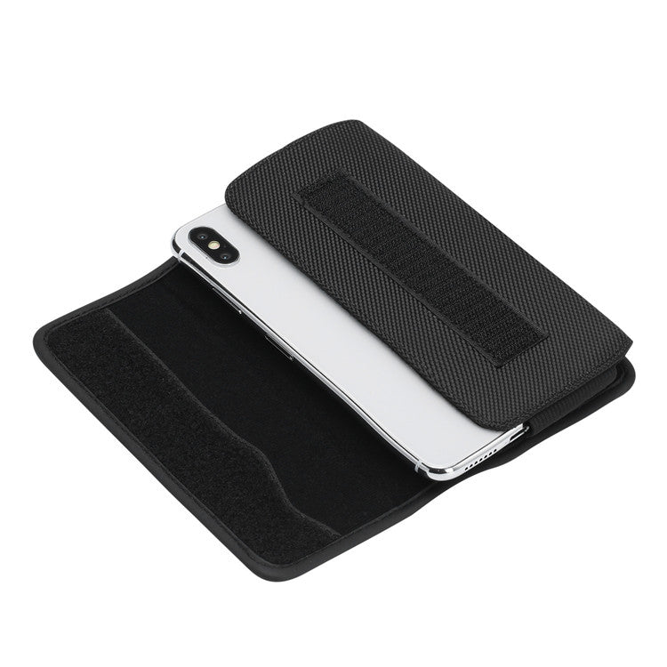 Nylon Phone Case with Belt Clip for 3.5-6.3 Inch Phones Compact Pouch Carry Case Waist Bag