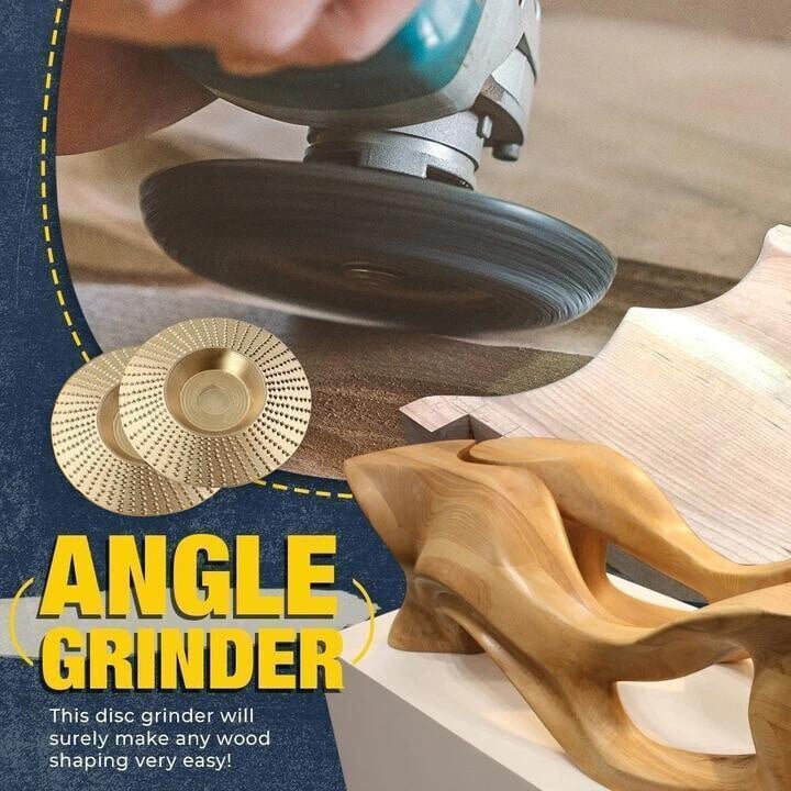 📢📢40% OFF !! ⏰Premium Wood Carving Disc for Angle Grinder