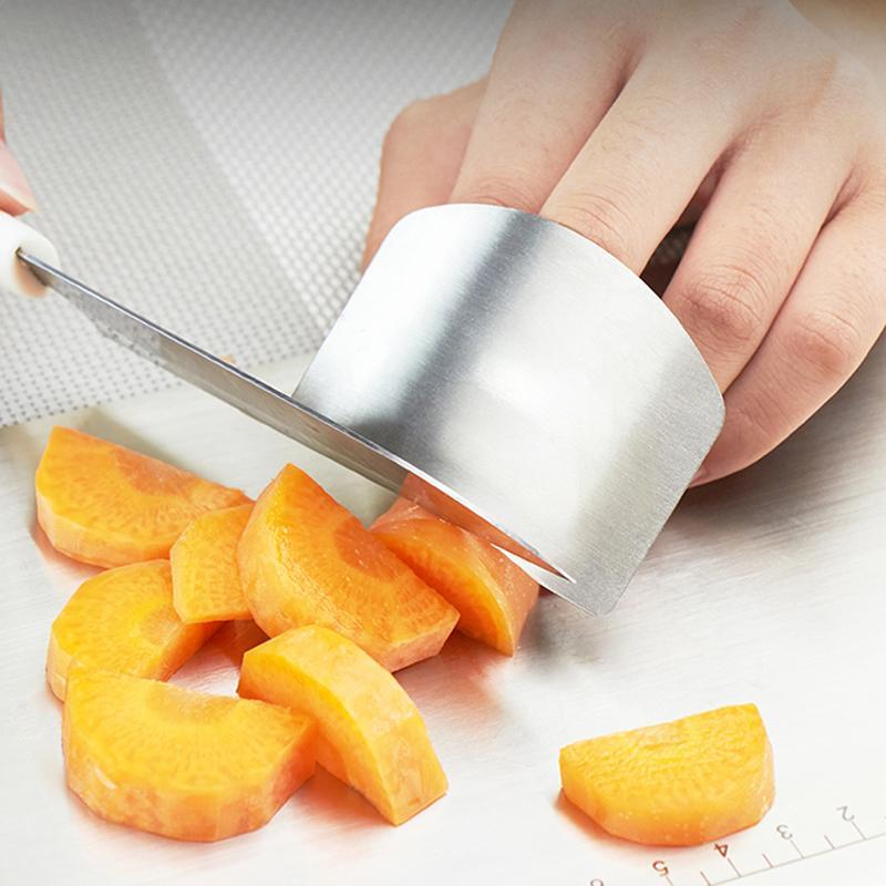 👩‍🍳Artefact kitchen - Stainless steel finger guards 【2 bought 1 free】