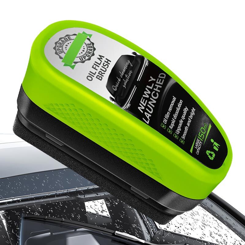 🔥 Car Oil Film Remover Brush | Christmas SALE 53% OFF | Windshield & Glass Cleaning Tool | Perfect Auto Detailing Gift Set 🎄✨