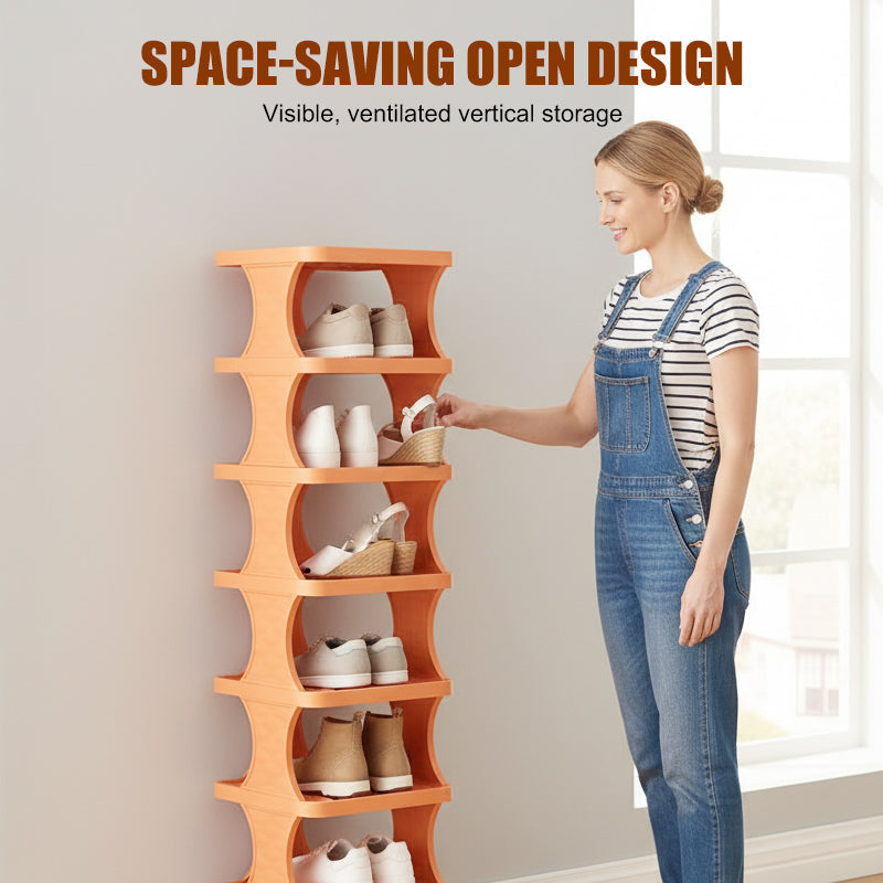 Multi-Layer Vertical Shoe Rack Organizer