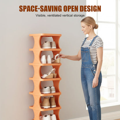 Multi-Layer Vertical Shoe Rack Organizer