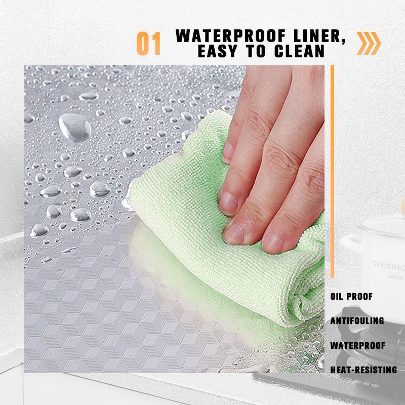 📢📢49% OFF !! ⏰Kitchen Peel and Stick Wallpaper Backsplash Waterproof Kitchen Stickers