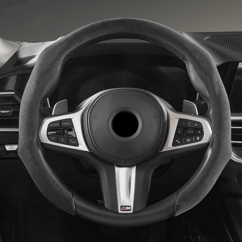 Faux Suede Anti-Slip Steering Wheel Covers