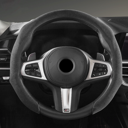 Faux Suede Anti-Slip Steering Wheel Covers