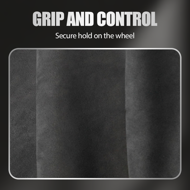 Faux Suede Anti-Slip Steering Wheel Covers