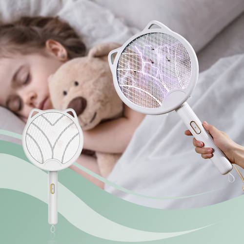 4-in-1 Automatic Mosquito Trapping Rechargeable Folding Electric Mosquito Swatters