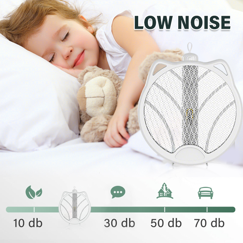 4-in-1 Automatic Mosquito Trapping Rechargeable Folding Electric Mosquito Swatters