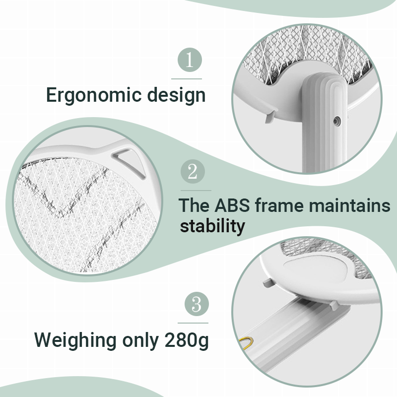 4-in-1 Automatic Mosquito Trapping Rechargeable Folding Electric Mosquito Swatters