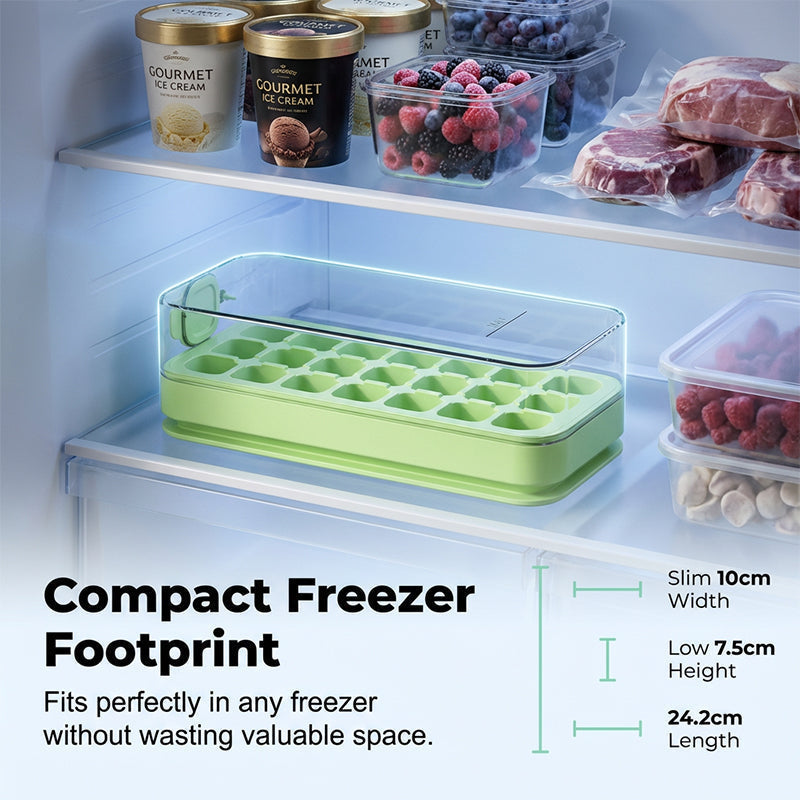 Food-Grade Press-Type Ice Cube Tray