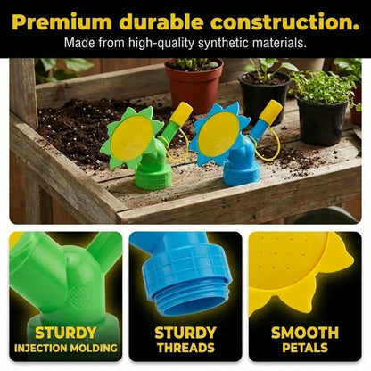 Dual-Head Bottle Cap Watering Spout