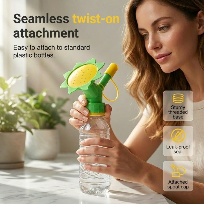 Dual-Head Bottle Cap Watering Spout
