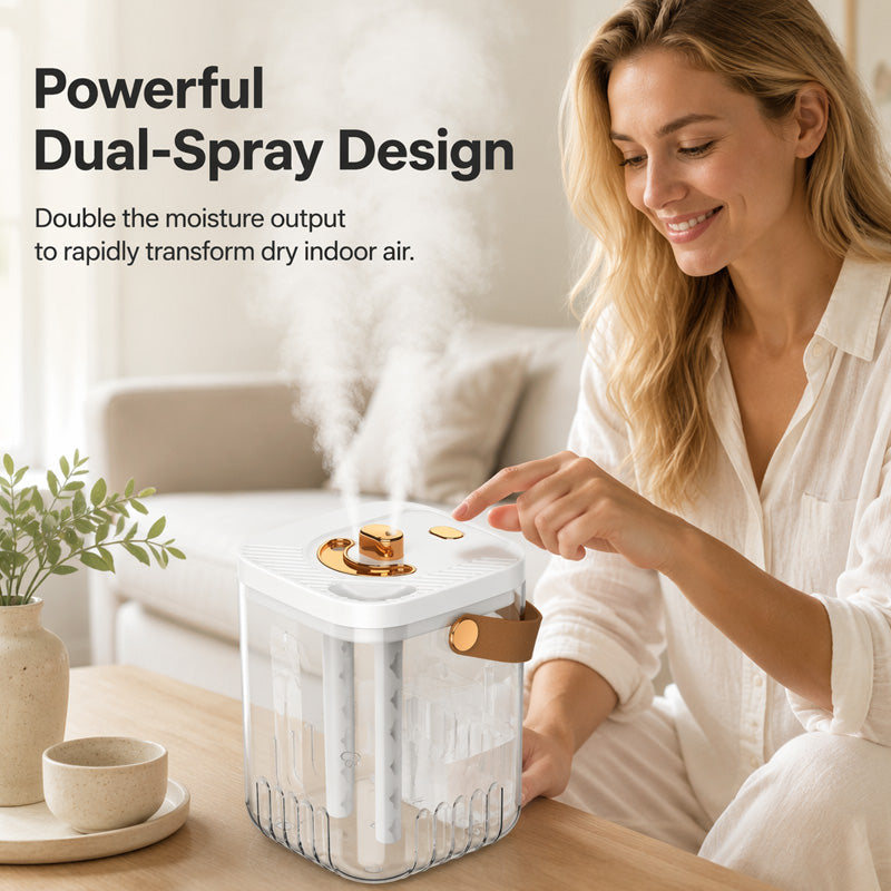 Portable Transparent Humidifier with Handle